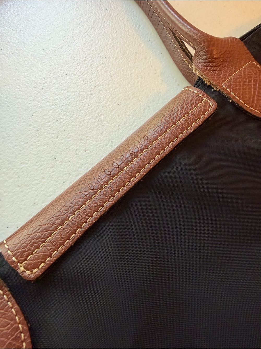 Longchamp Le Pliage Medium Nylon Tote Bag in Black - Picture 5 of 8